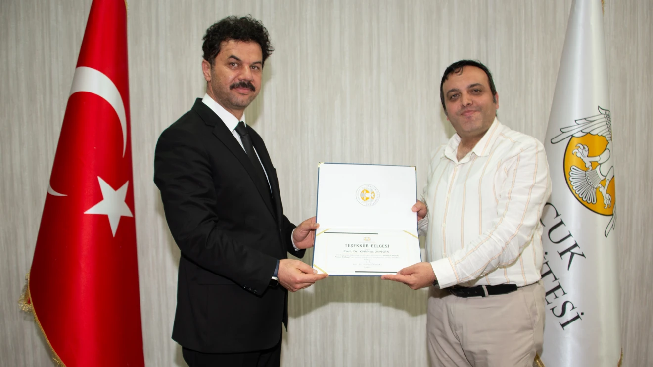 Rektör Yılmaz’dan proje eğitimlerine katkı sağlayan akademisyenlere teşekkür